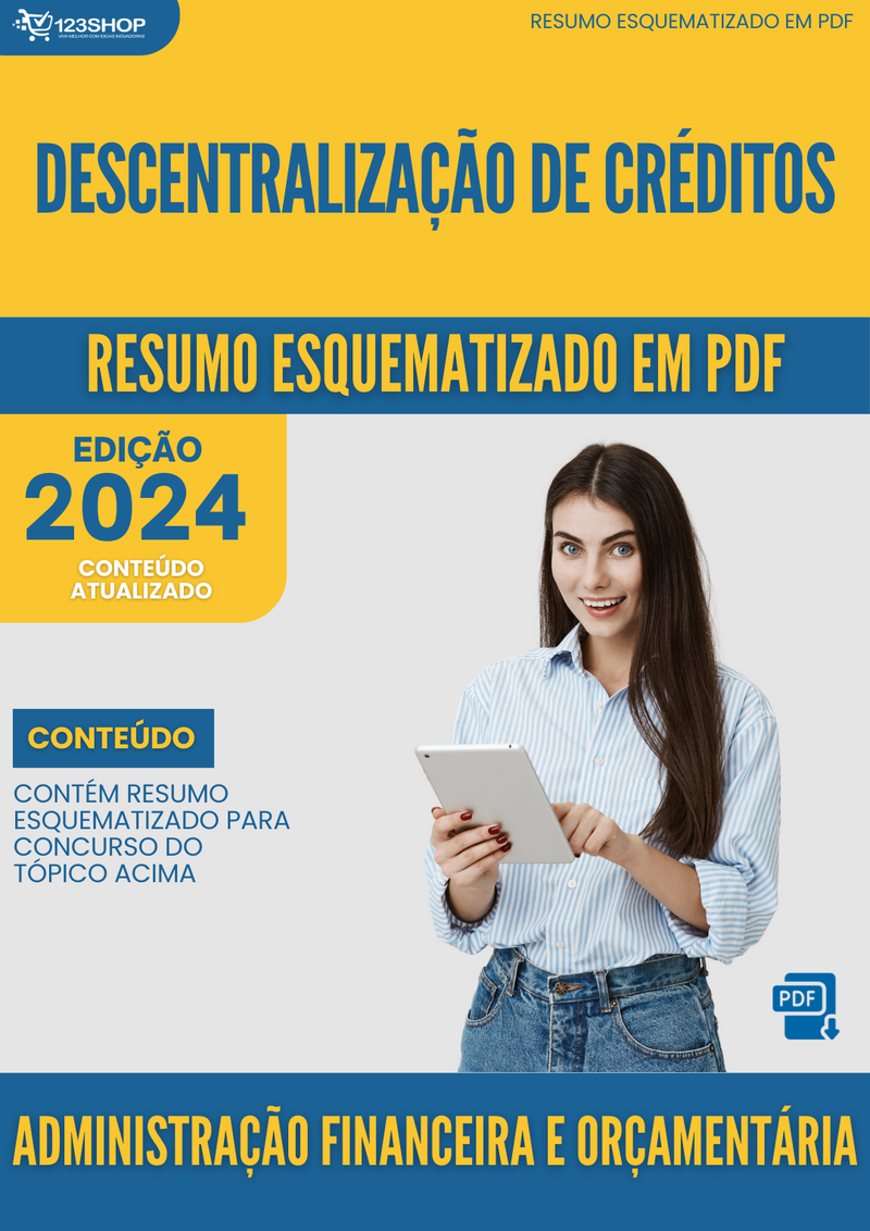 Resumo Esquematizado de Administração Financeira E Orçamentária Sobre Descentralização De Créditos para Concursos | loja123shop