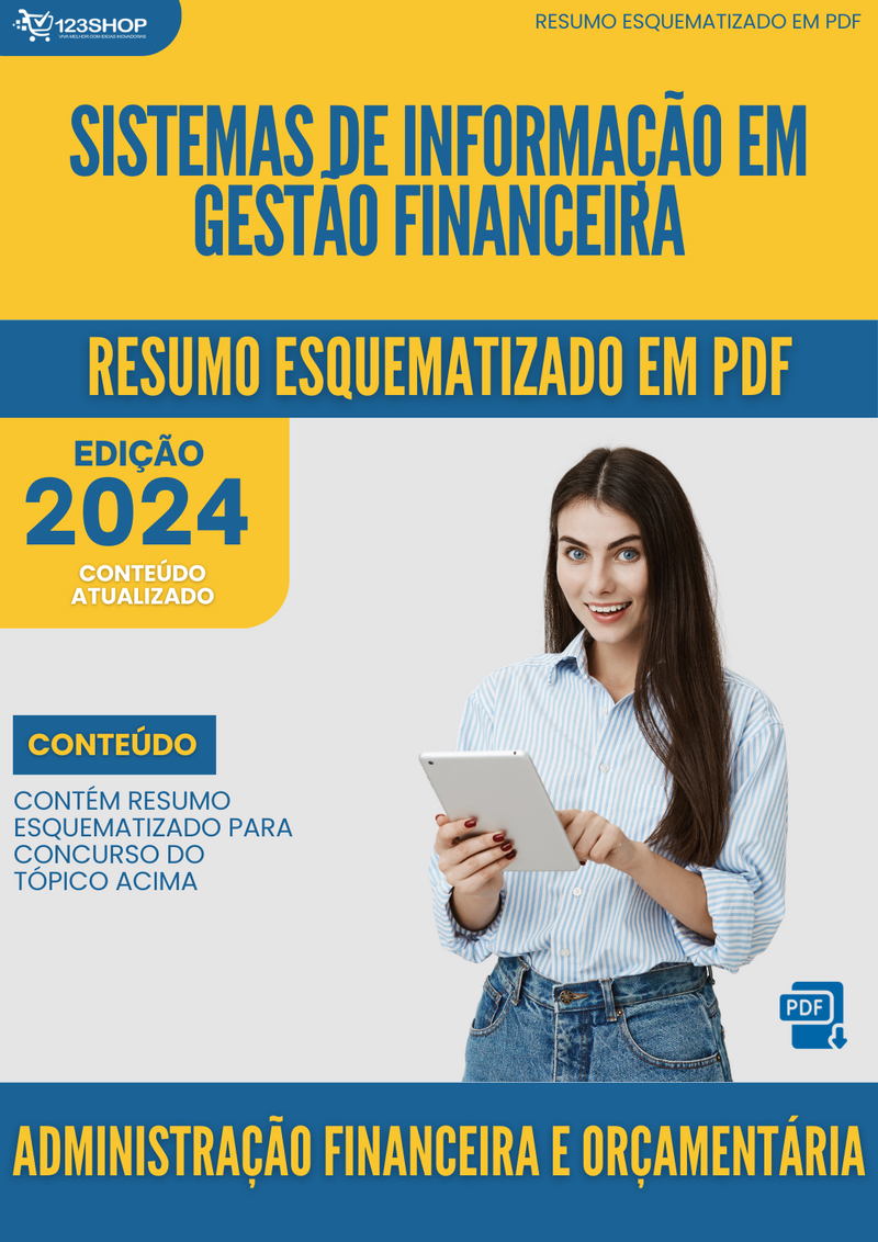 Resumo Esquematizado de Administração Financeira E Orçamentária Sobre Sistemas De Informação Em Gestão Financeira para Concursos | loja123shop