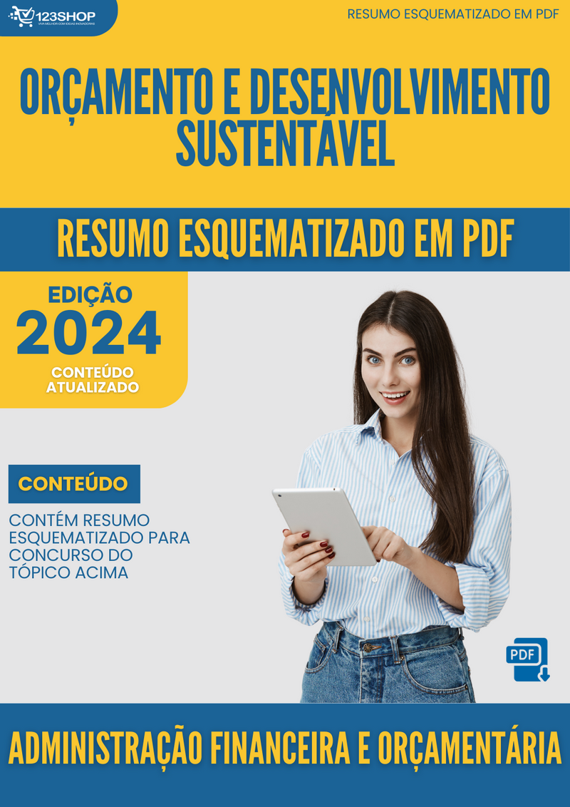 Resumo Esquematizado de Administração Financeira E Orçamentária Sobre Orçamento E Desenvolvimento Sustentável para Concursos | loja123shop