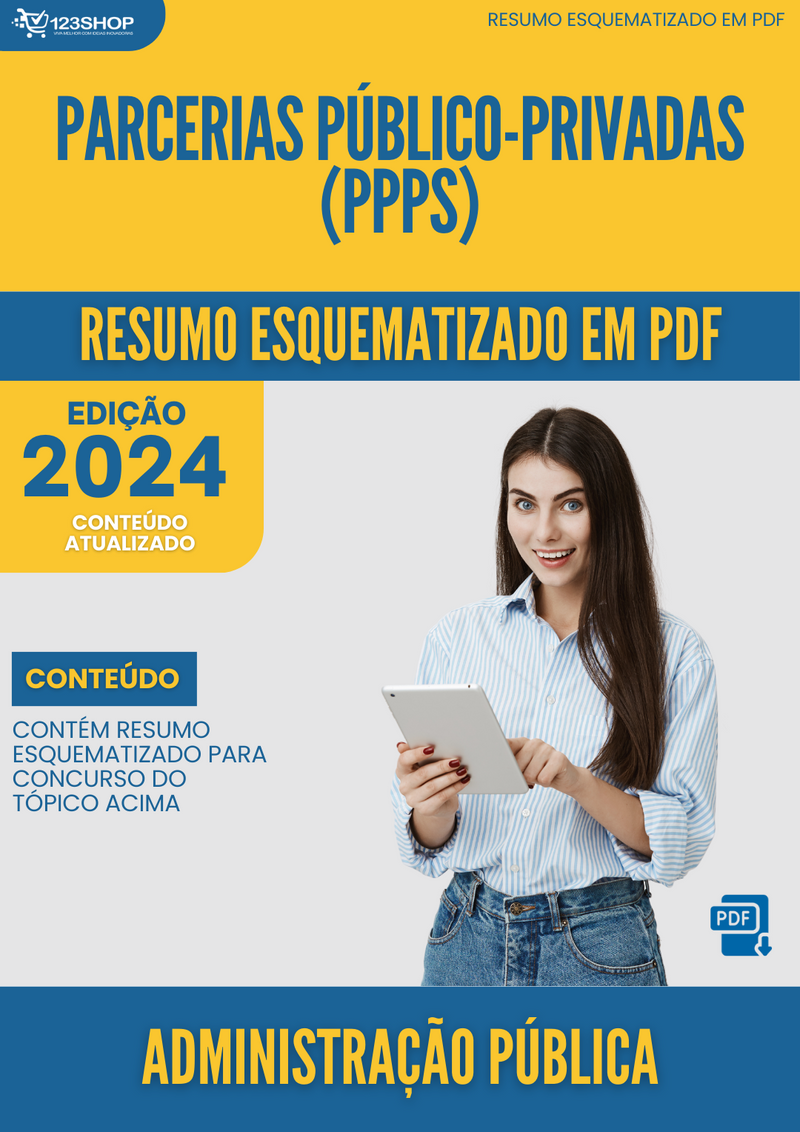 Resumo Esquematizado de Administração Pública Sobre Parcerias Público-Privadas (Ppps) para Concursos | loja123shop