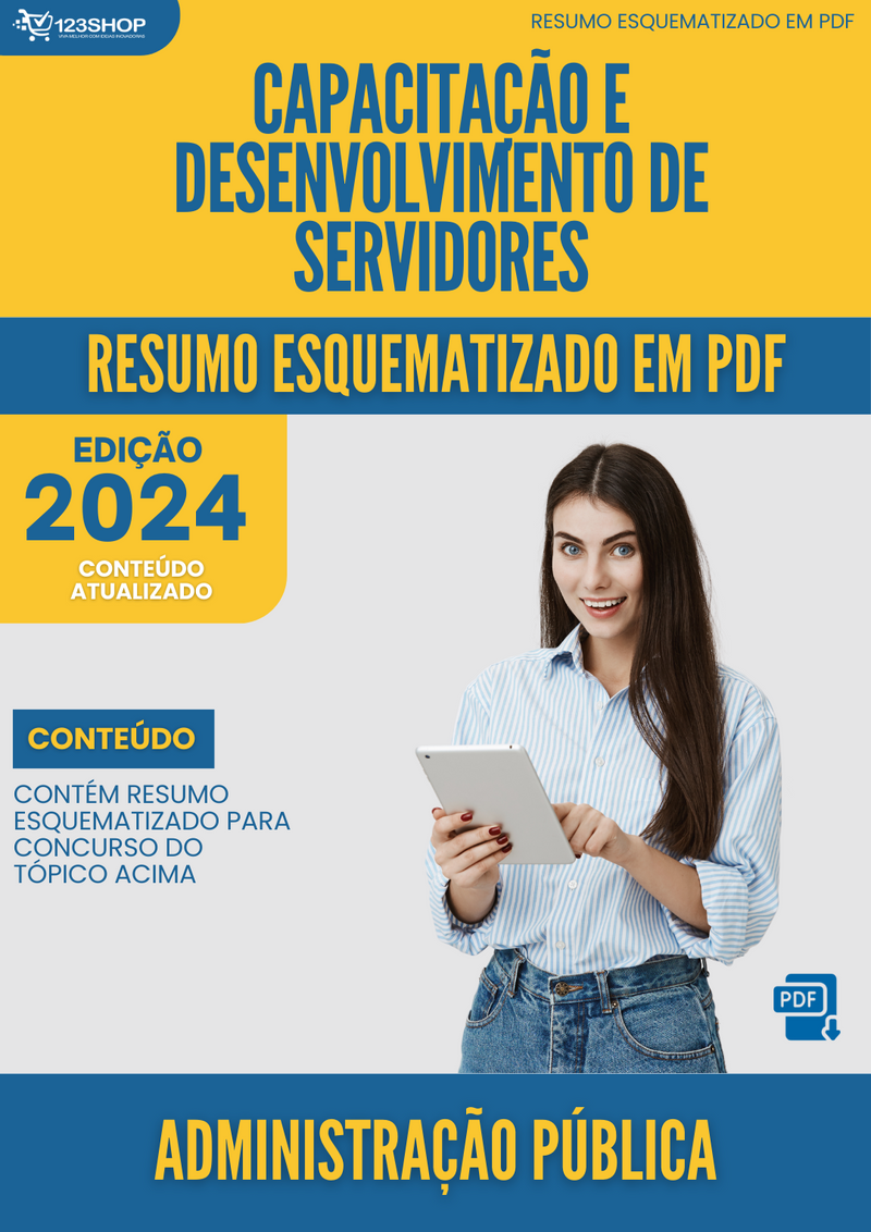 Resumo Esquematizado de Administração Pública Sobre Capacitação E Desenvolvimento De Servidores para Concursos | loja123shop