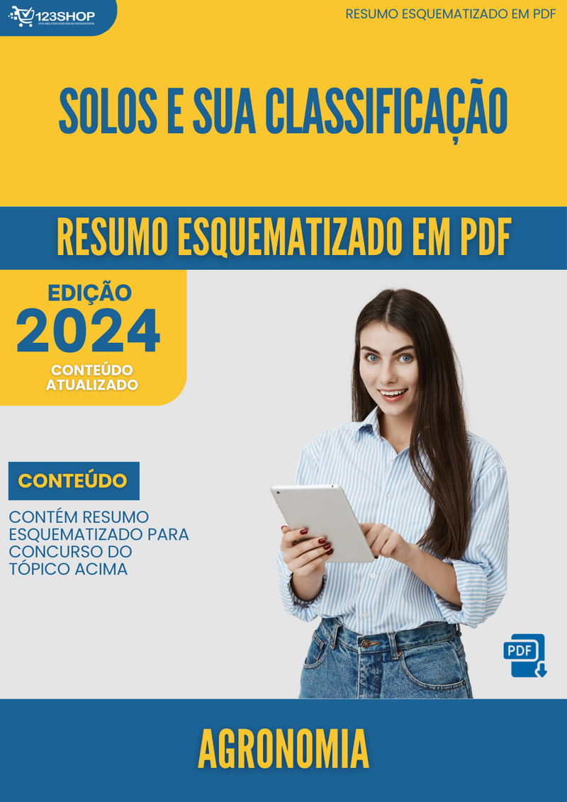 Resumo Esquematizado de Agronomia Sobre Solos E Sua Classificação para Concursos | loja123shop