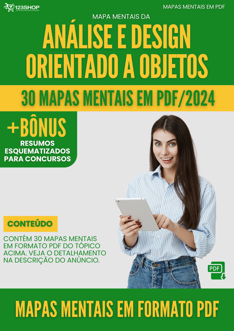 Mapas Mentais de Análise E Design Orientado A Objetos | loja123shop