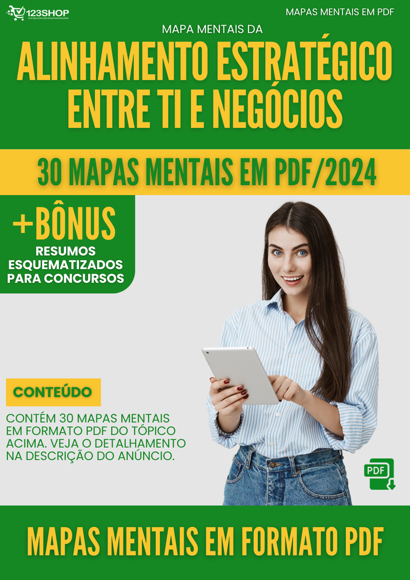 Mapas Mentais de Alinhamento Estratégico Entre Ti E Negócios | loja123shop