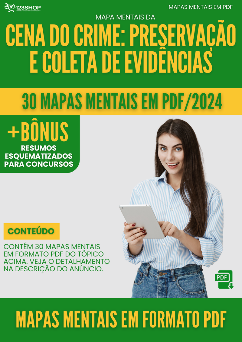 Mapas Mentais de Cena Do Crime: Preservação E Coleta De Evidências | loja123shop