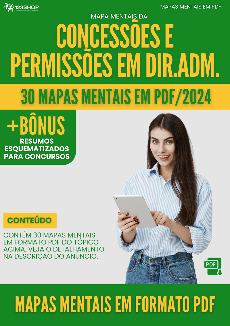 Mapas Mentais de Concessões E Permissões | loja123shop