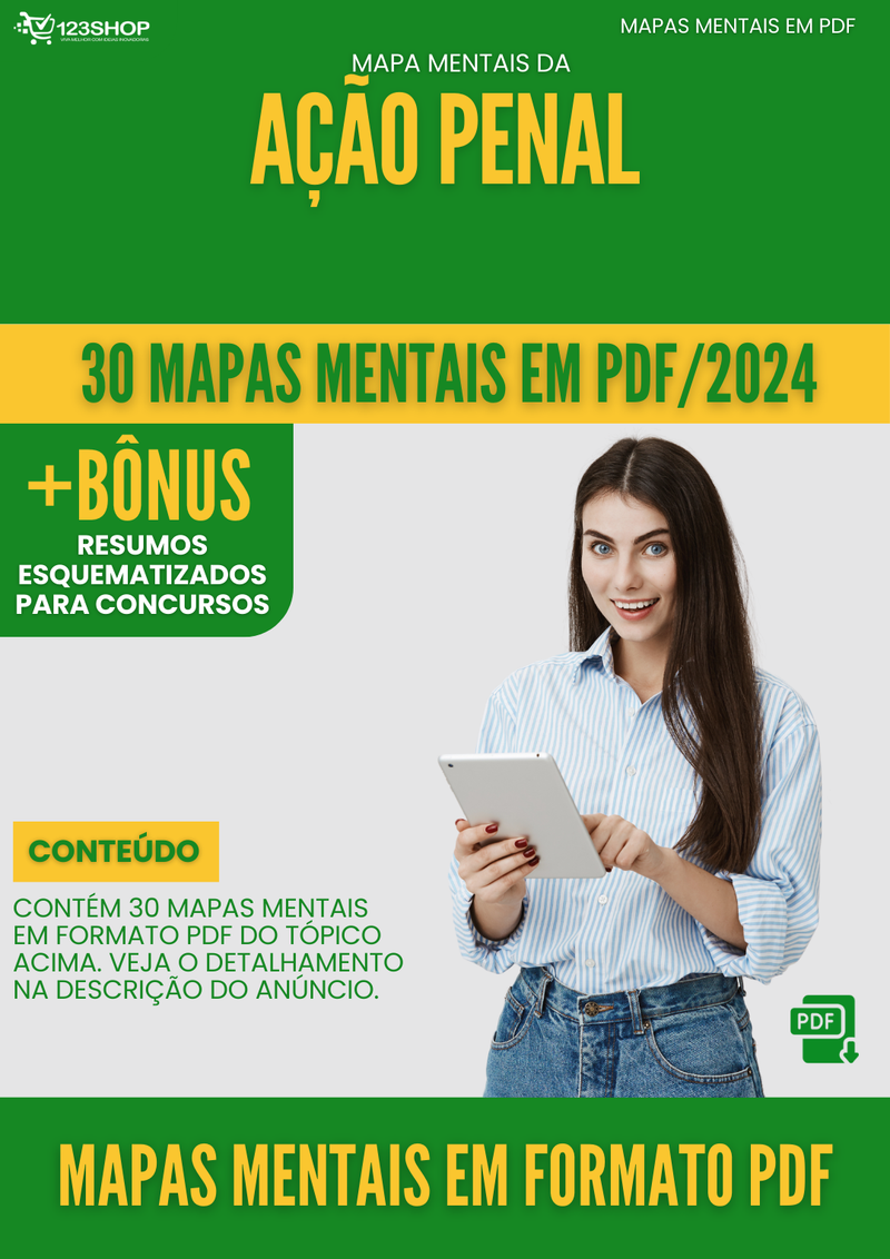 Mapas Mentais de Ação Penal | loja123shop