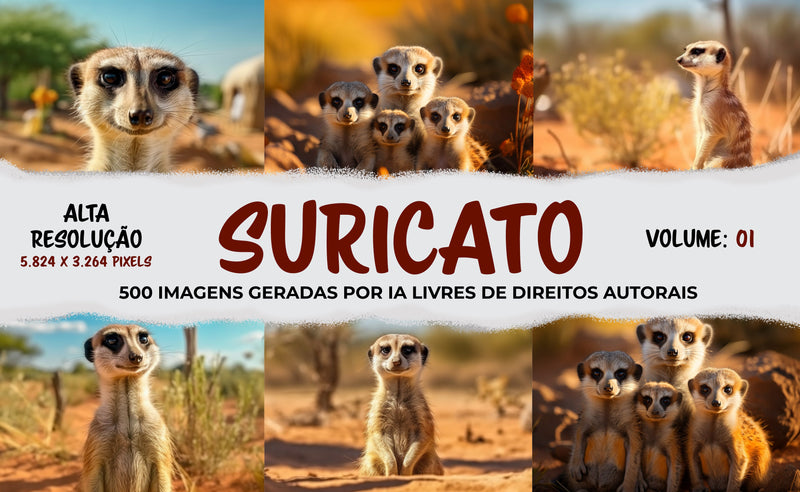 500 Fotos de Imagens de Suricatos geradas por IA e livres de Direitos Autorais em Alta Resolução | loja123shop