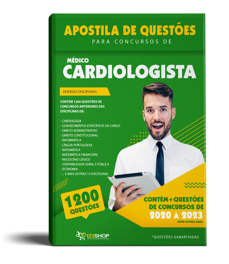 Simulado para Concursos de Médico Cardiologista - Mais de 1.200 Questões Gabaritadas