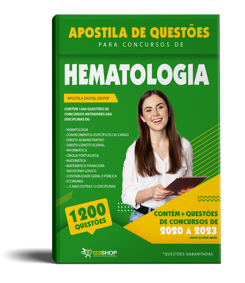 Simulado para Concursos de Hematologia - Mais de 1.200 Questões Gabaritadas