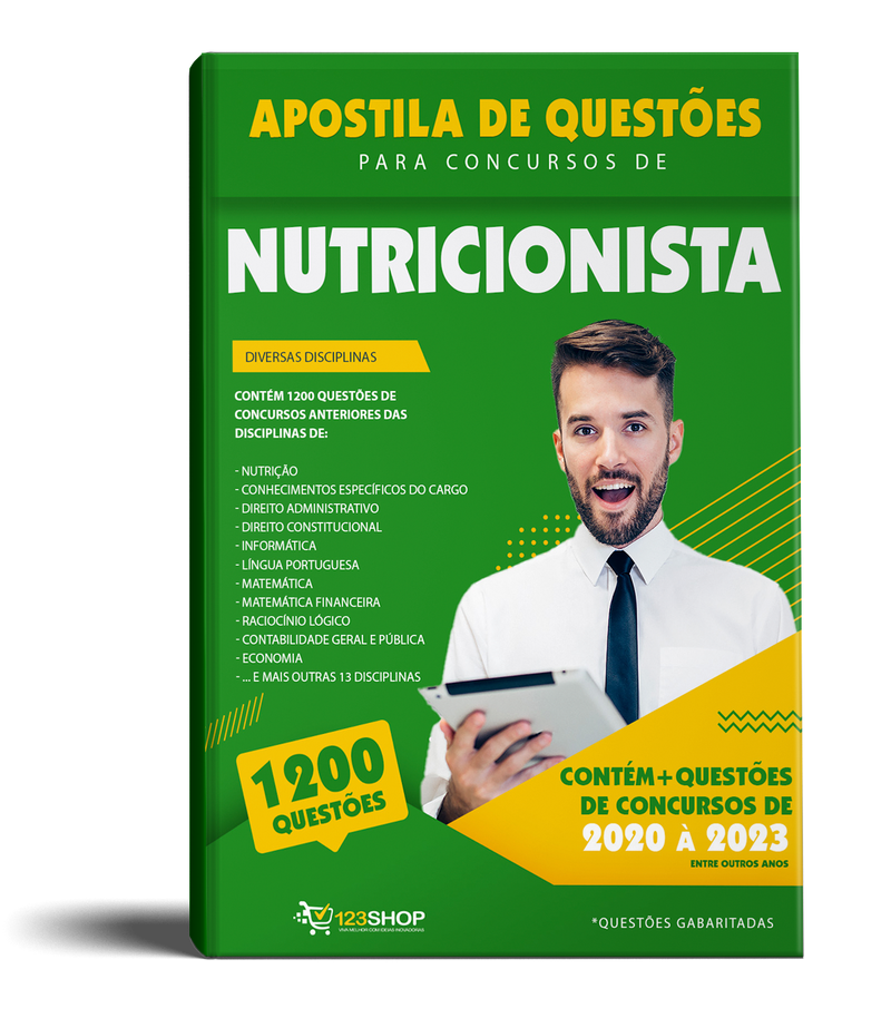 Simulado para Concursos de Nutricionista - Mais de 1.200 Questões Gabaritadas