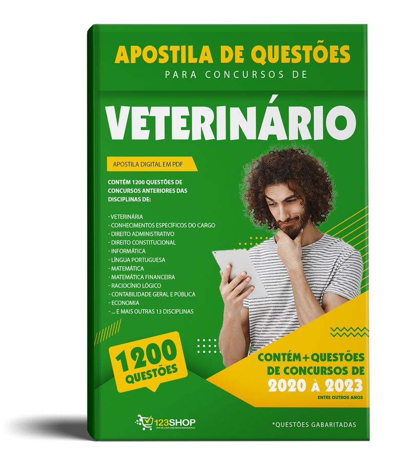 Simulado para Concursos de Veterinário - Mais de 1.200 Questões Gabaritadas