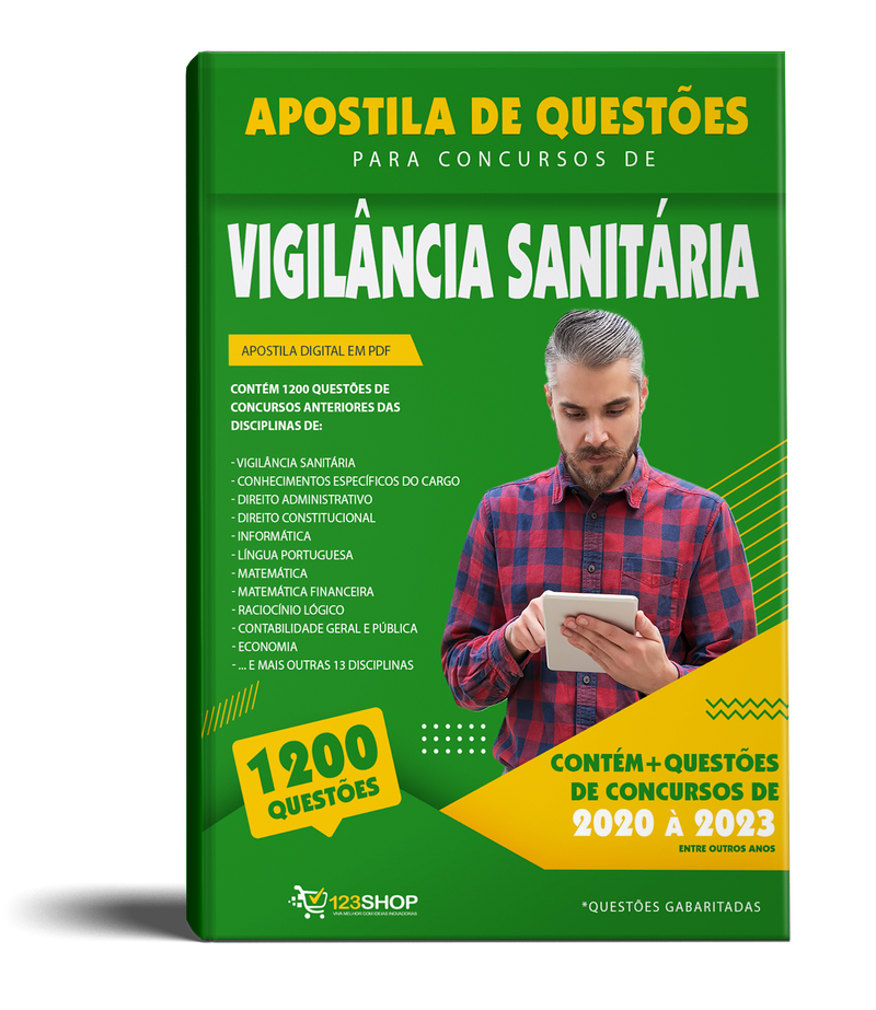 Simulado para Concursos de Vigilância Sanitária - Mais de 1.200 Questões Gabaritadas