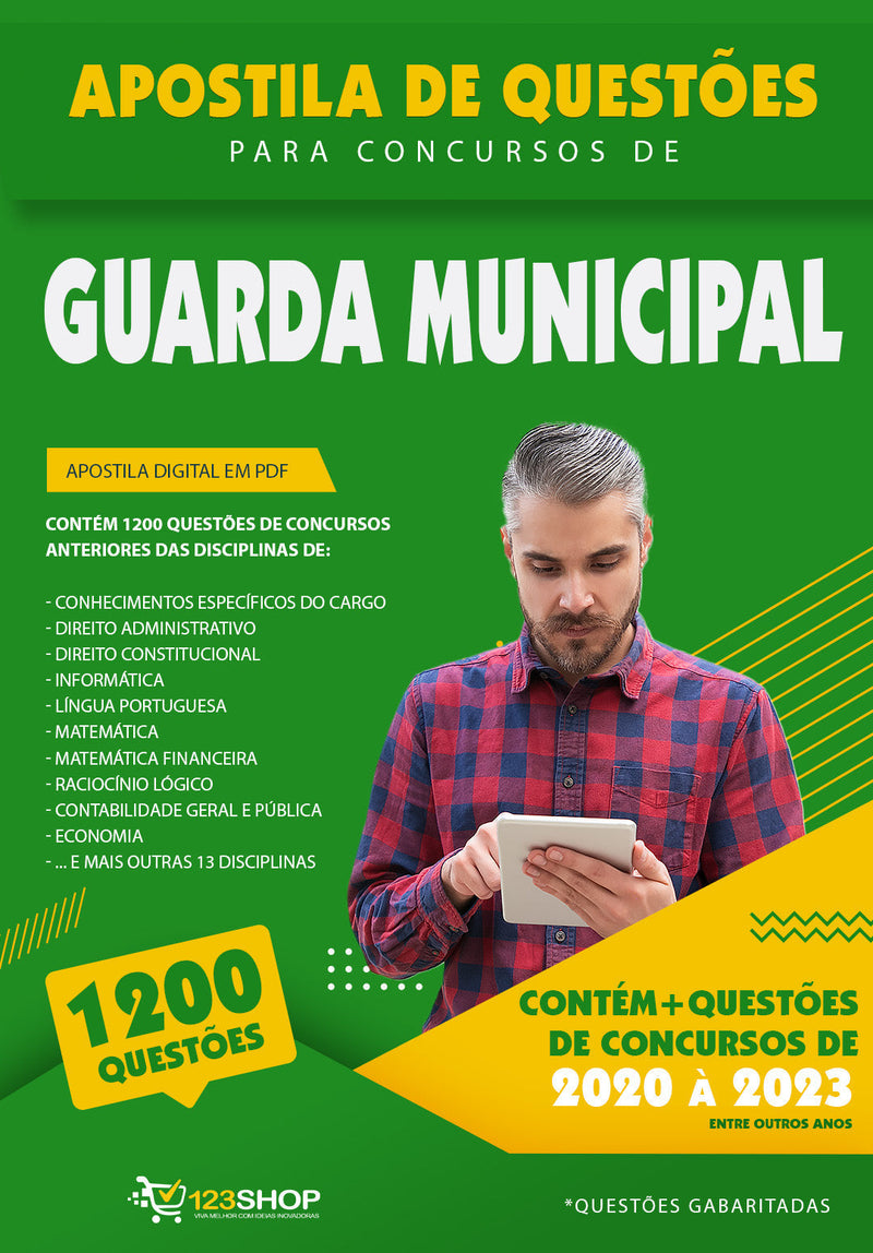 Simulado para Concursos de Guarda Municipal - Mais de 1.200 Questões Gabaritadas