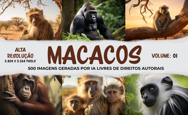 500 Fotos de Imagens de Macacos geradas por IA e livres de Direitos Autorais em Alta Resolução | loja123shop