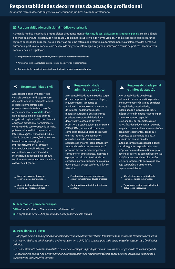 Página 1 da amostra: conceitos, comparações, mnemônicos e alertas de prova