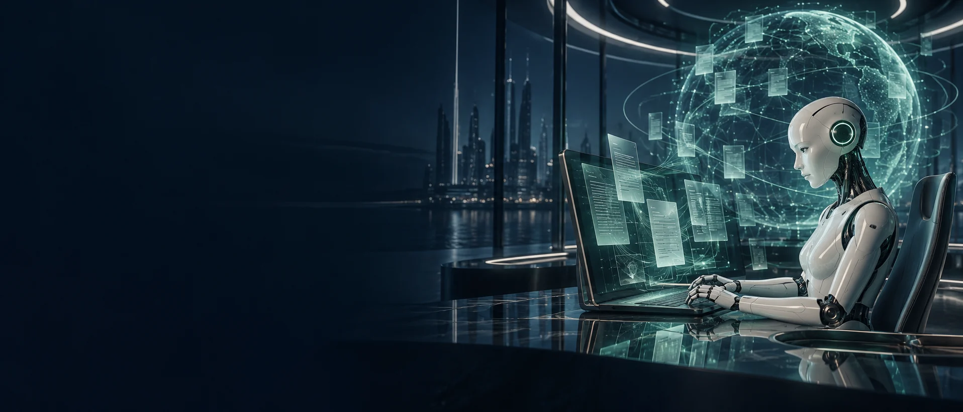 Laboratório de inteligência artificial com hologramas de conhecimento